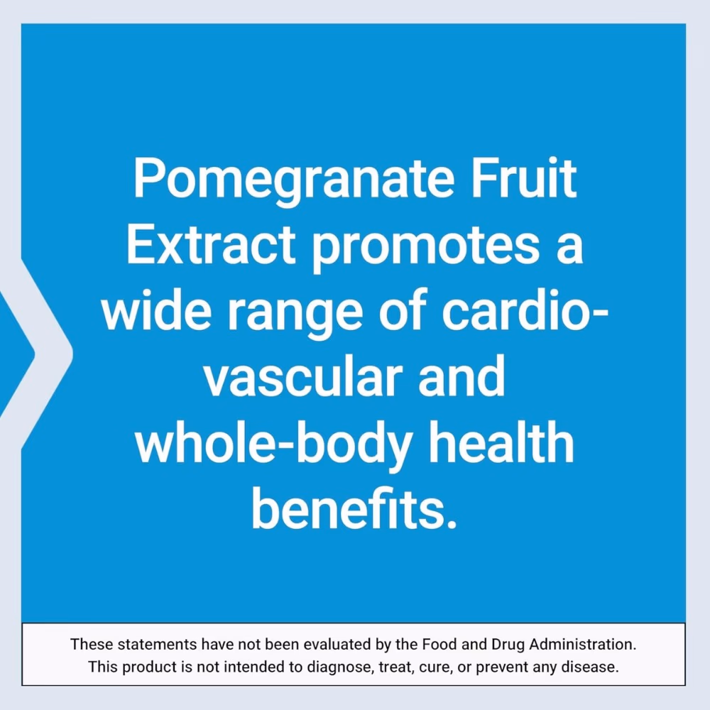Life Extension Pomegranate Fruit Extract 30 Vegetarian Capsules 5