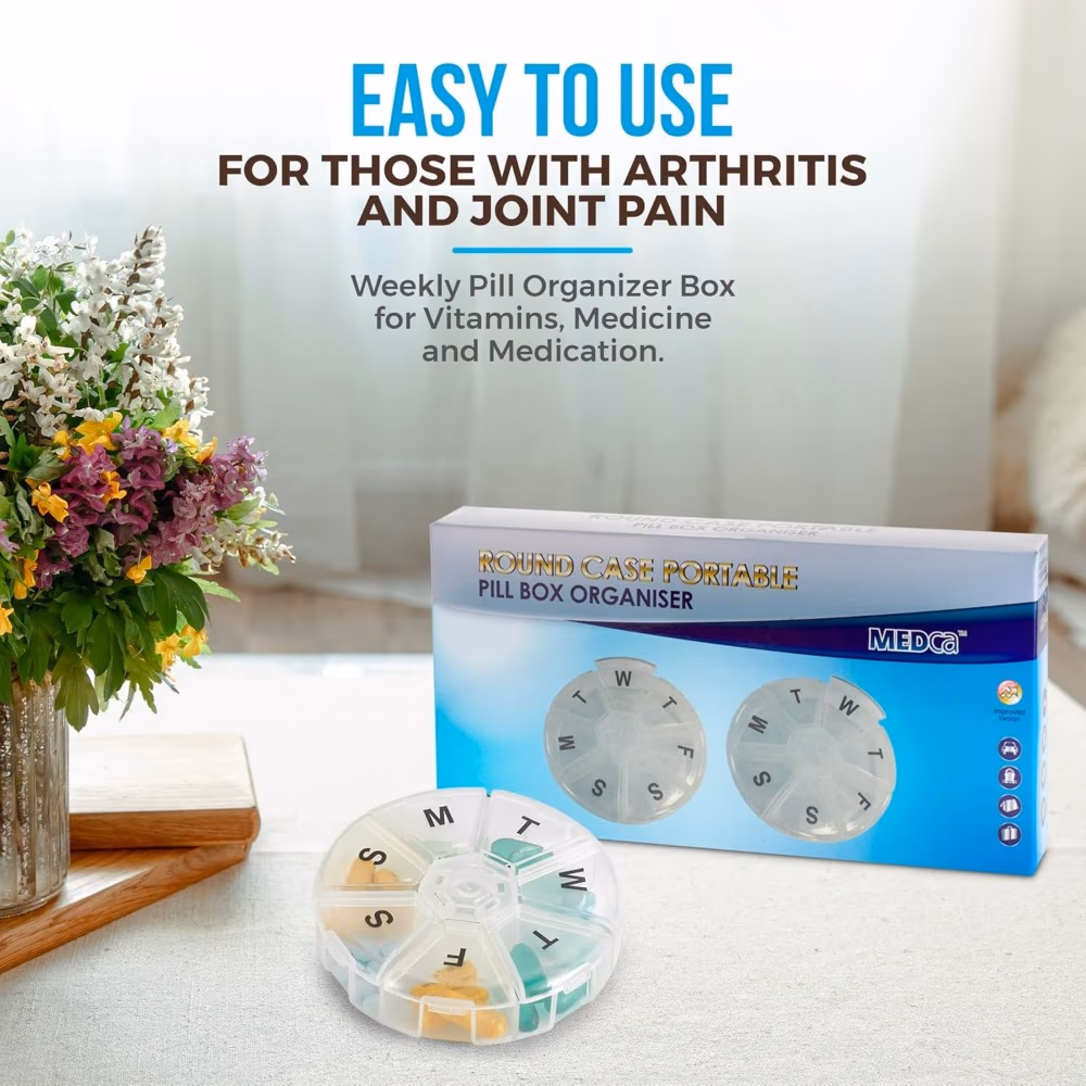 Easy Life 7-Day Round Pill Reminder 2