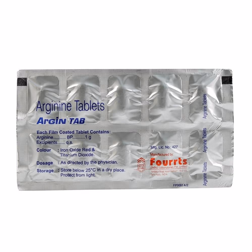 Argin Arginine Tablets – 30 Tablets 3