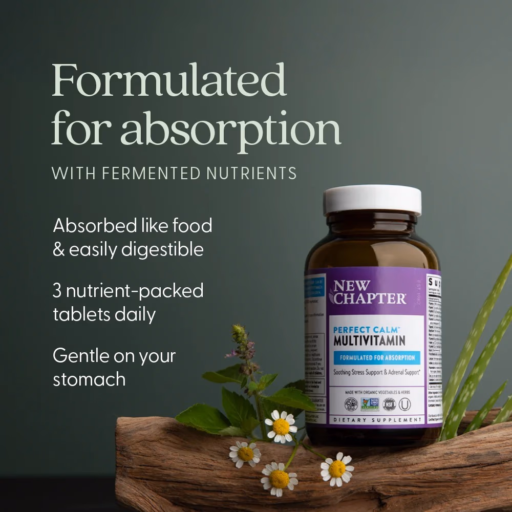 New Chapter Perfect Calm Multivitamin - 72 Tablets 5