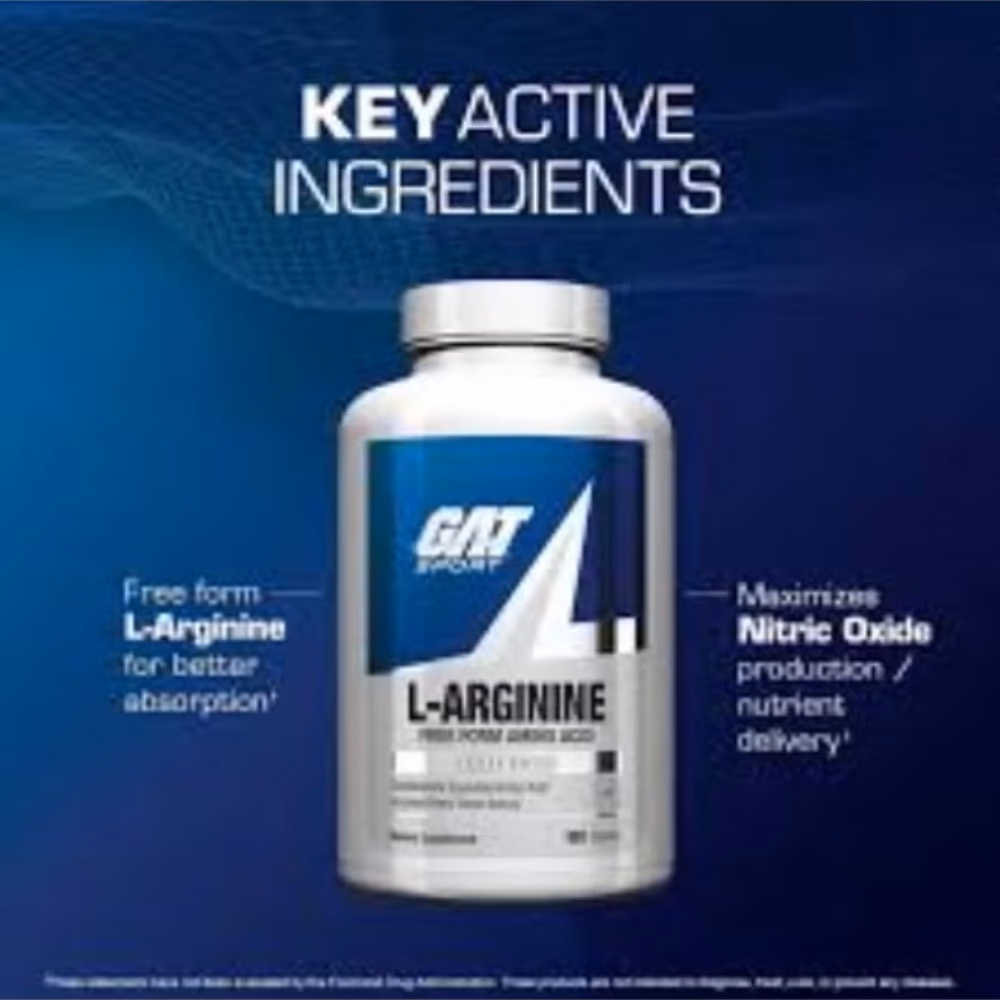 Gat L-Arginine 180 Tablets 4