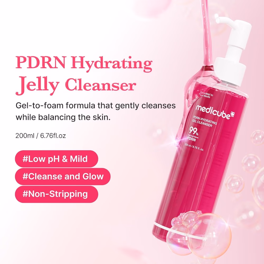 Medicube PDRN Hydrating Gel Cleanser 200ml 2