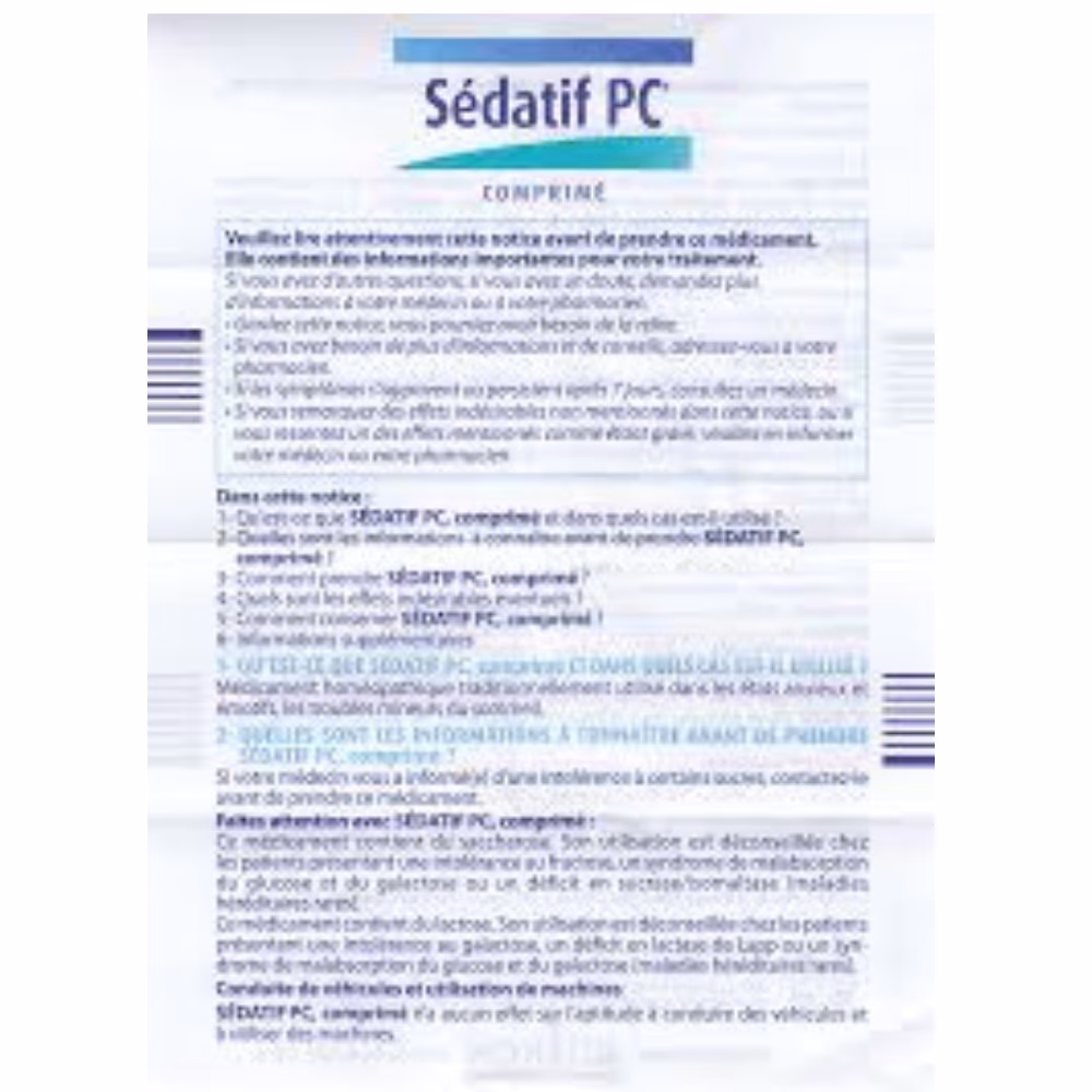 Sedatif PC Tablets 40s 3