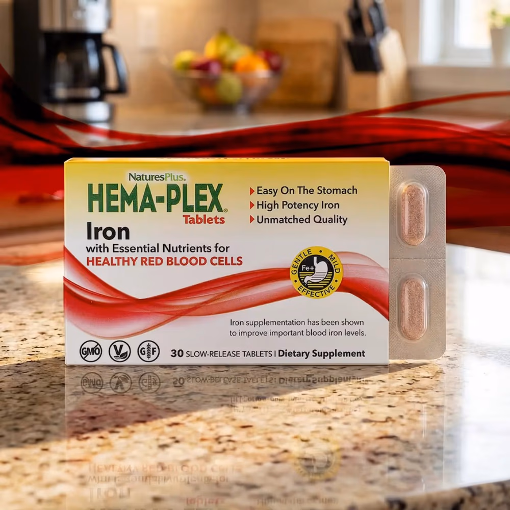 Natures Plus  Hema-plex Iron Tablet 30s 4