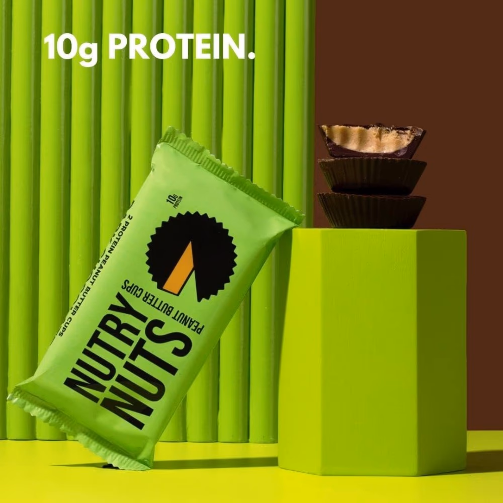 Nutry Nuts Dark Choccolate Peanut Butter Cups 42gm 3