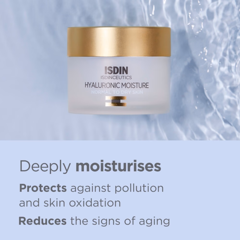 ISDIN Hyaluronic Deep Moisture Cream  for Normal to Dry Skin 50g 3
