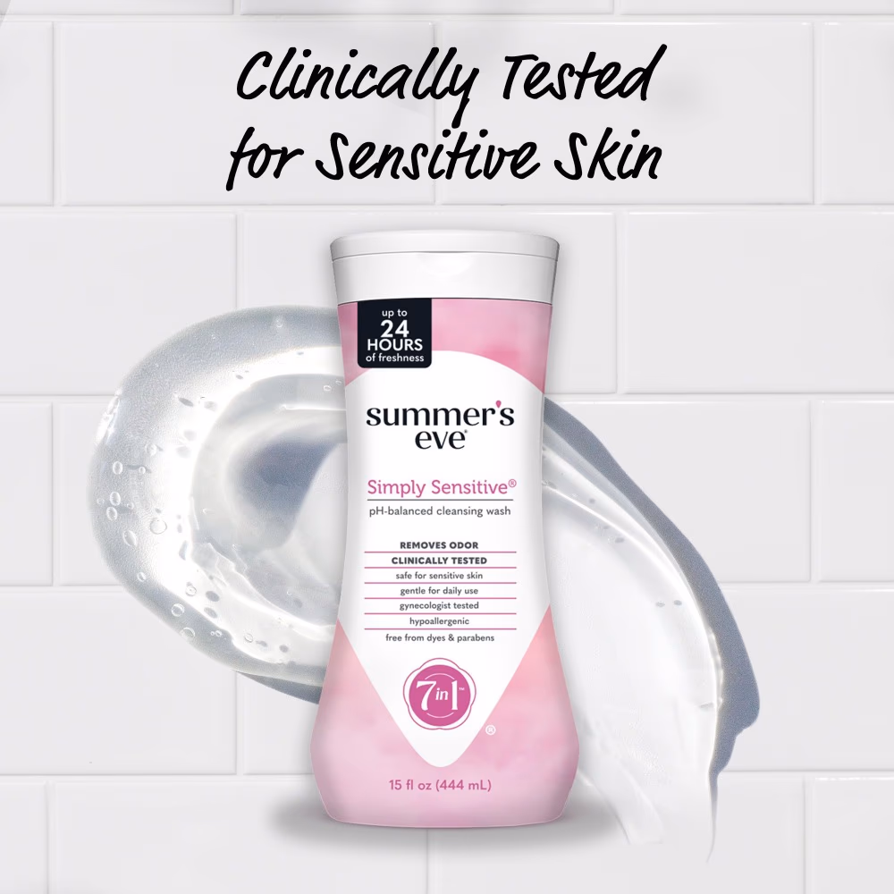 Summer’s Eve Simply Sensitive Cleansing Wash 444ml 3