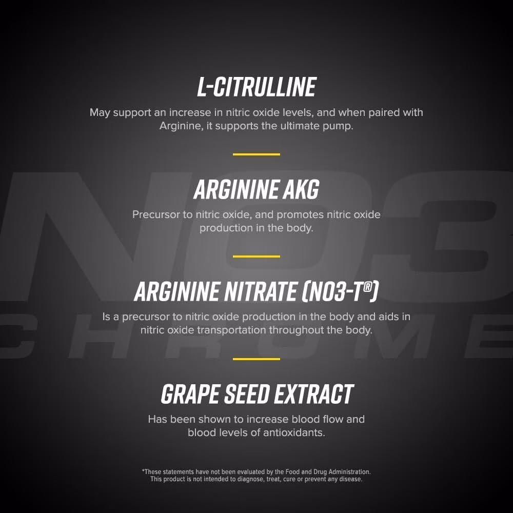 Cellucor NO3 Chrome Stimulant-Free Pre Workout - 90 Capsules 5