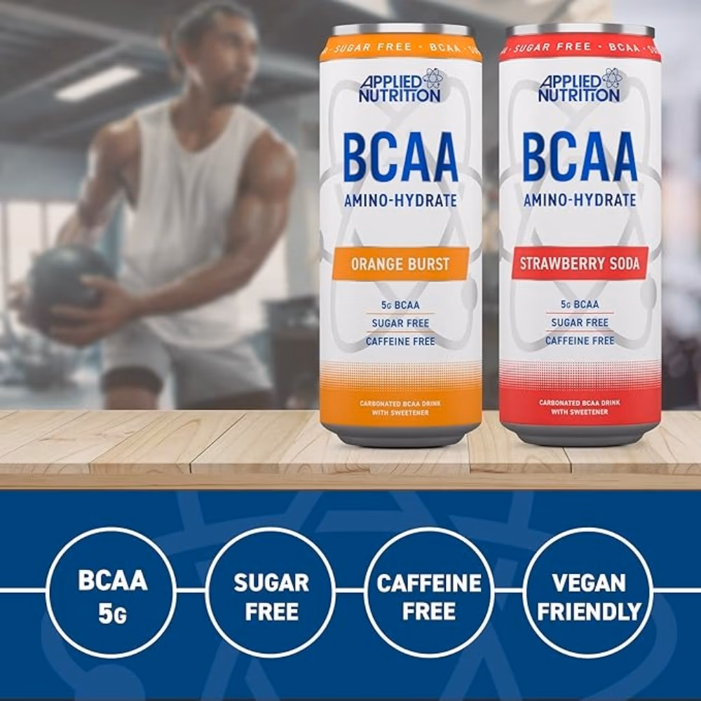 Applied Nutrition Bcaa Amino Hydrate Drink Caffeine Free Orange Burst 330Ml 2