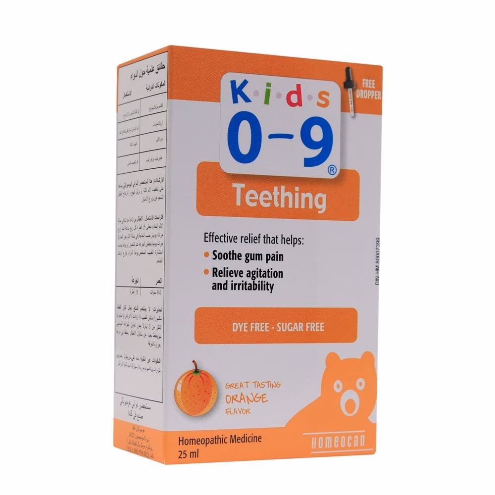 Homeocan Kids 0-9 Teething Oral Solution 25ml - Orange Flavor 3