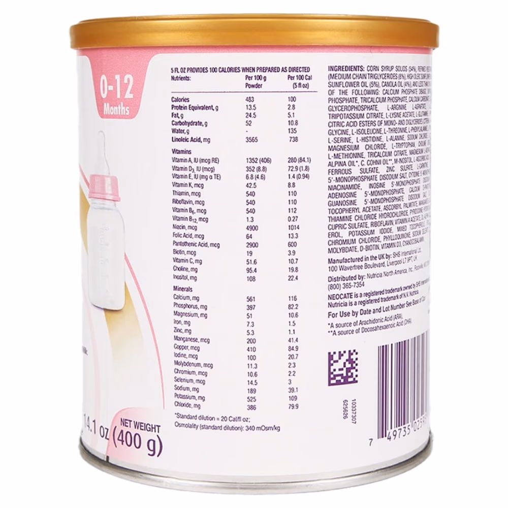 Neocate Inf DHA/ARA Powder 400g 3