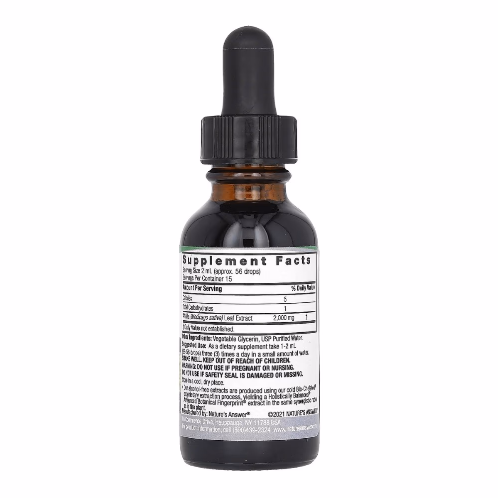 Natures Answer Alfalfa 2000mg Drops 30ml 2