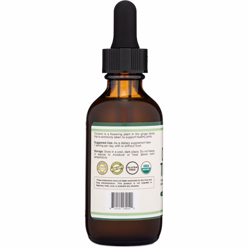 Double Wood Organic Turmeric Liquid Extract 60ml 4