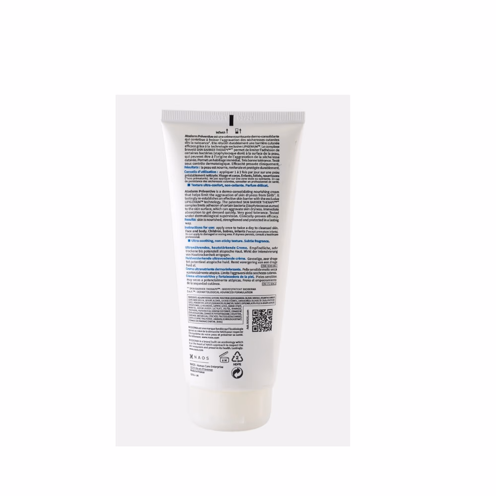 Bioderma Atoderm Preventive Cream 200Ml 4