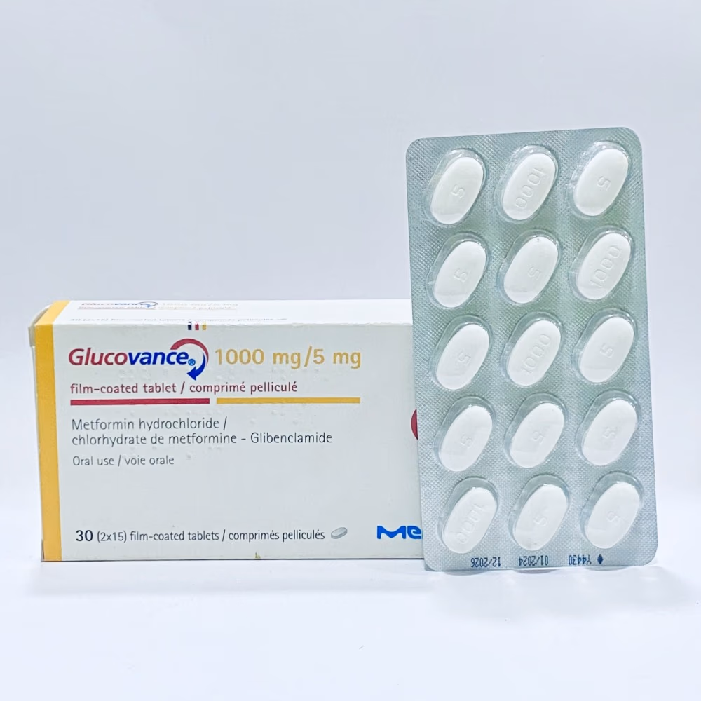 Glucovance 1000mg/5mg Tablet | Pack of 30 Tablets 2