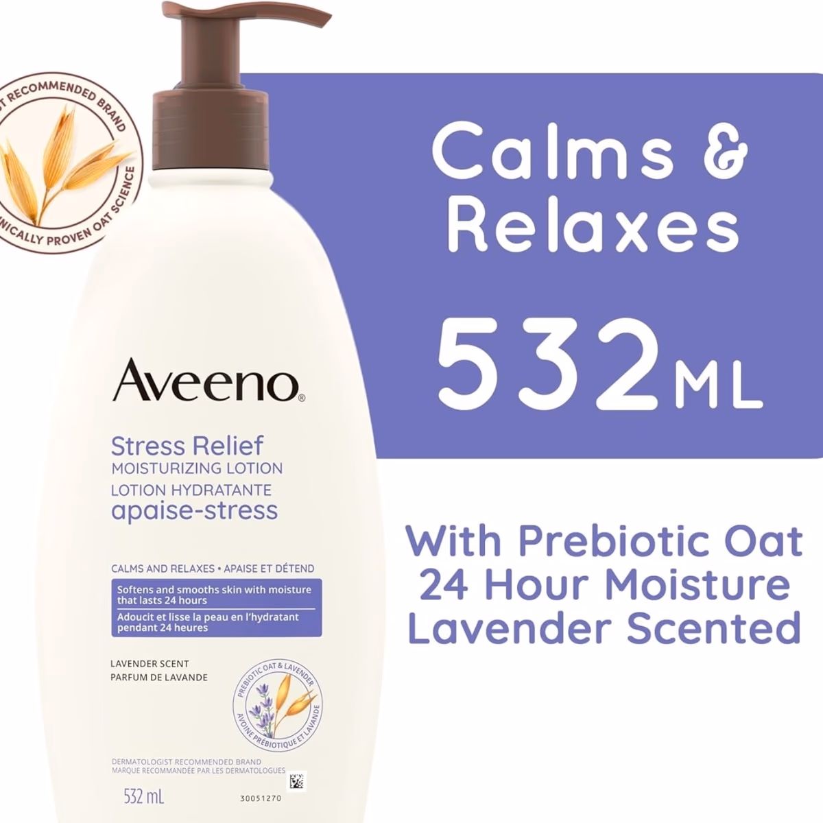 Aveeno Stress Relief Moisturizing Lotion 532ml 4