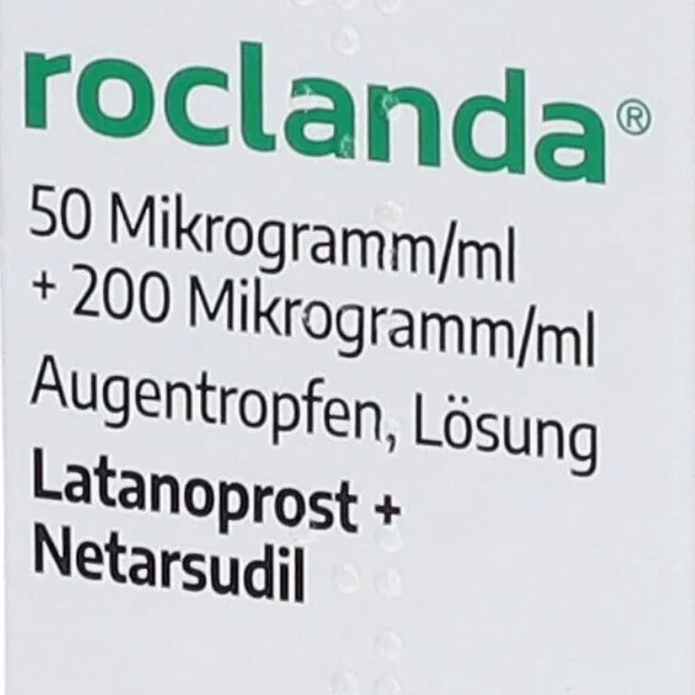 Roclanda 50 Micrograms/ML + 200 Micrograms/ML Eye Drops (2.5ml) 3
