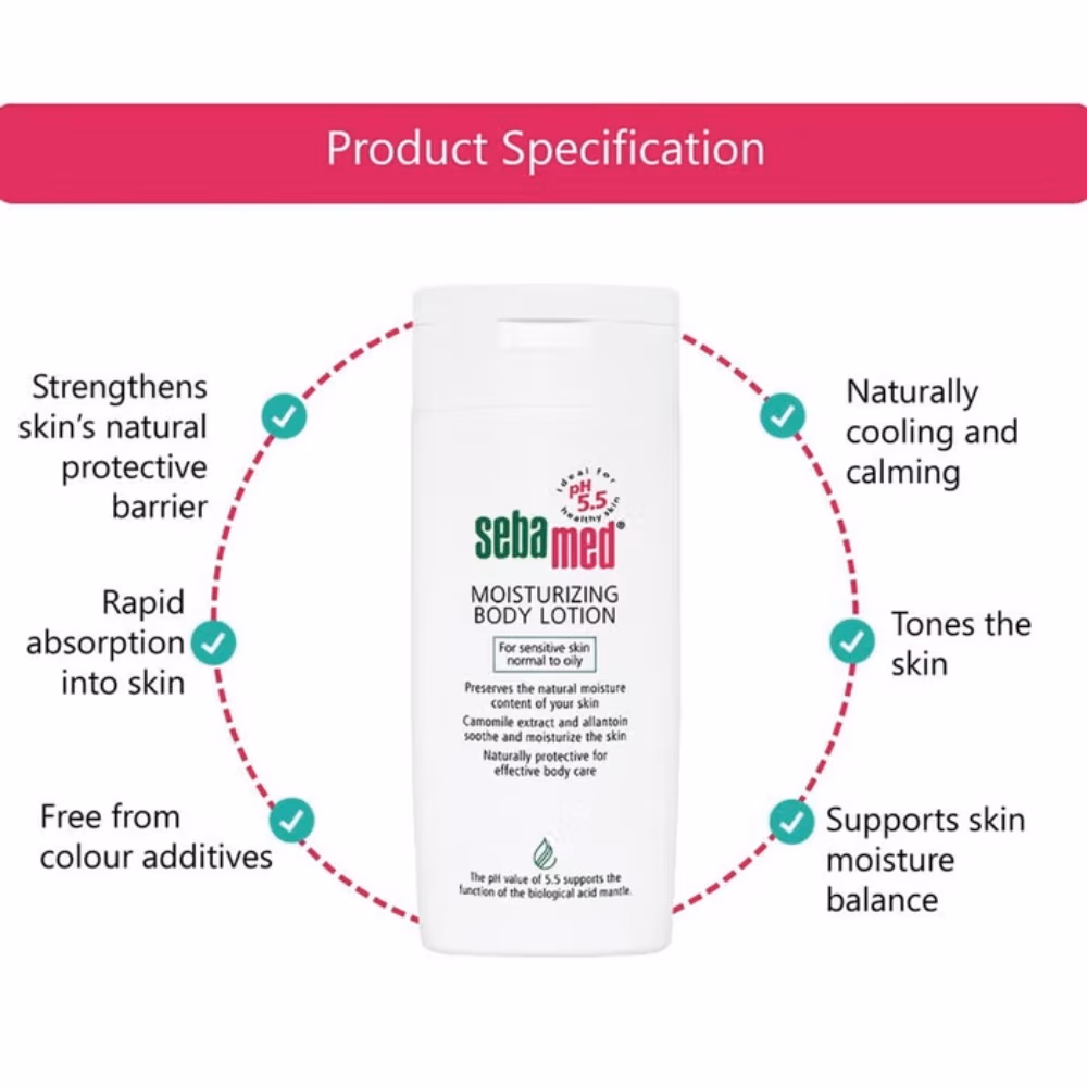 Sebamed Moisturising Body Lotion 200ml 3