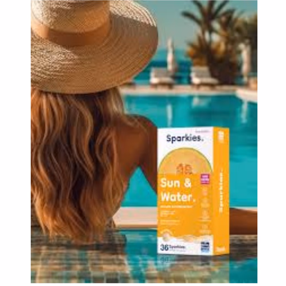 Sparkies Sun and Water Effervescent SF Melon Apricot Flavor 2