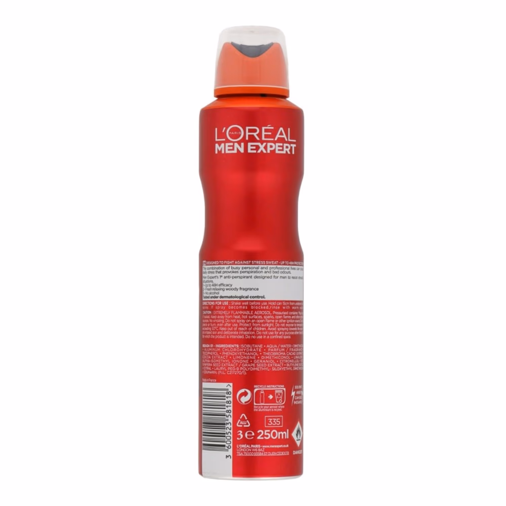 LOreal Men Expert Stress Resist Deodorant Spray 250ml 2