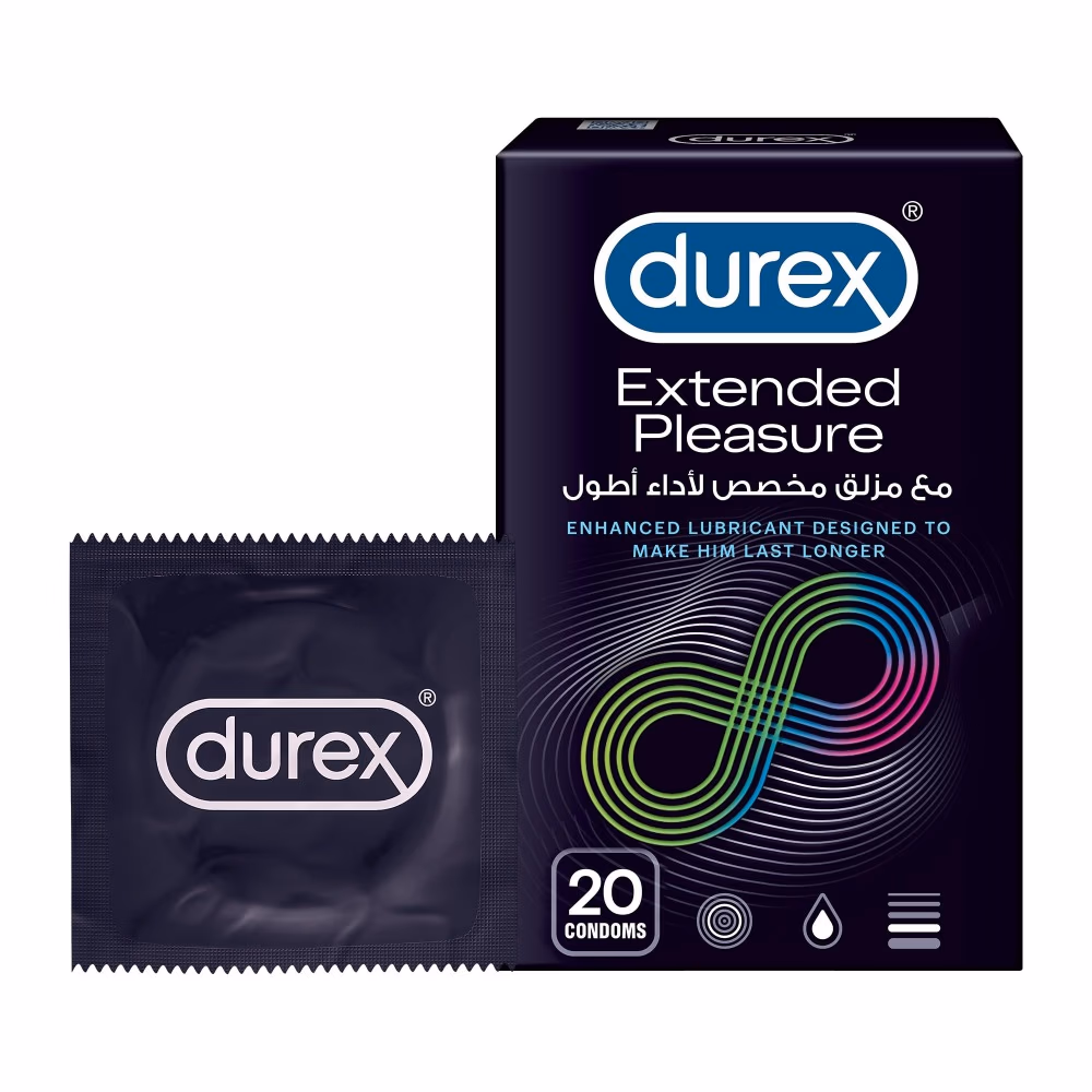 Durex Extended Pleasure Condoms - Pack of 20 4