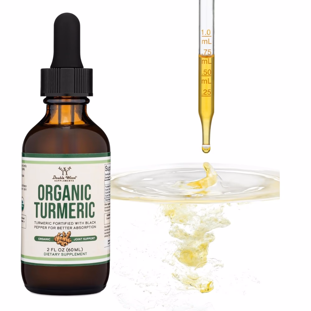 Double Wood Organic Turmeric Liquid Extract 60ml 5