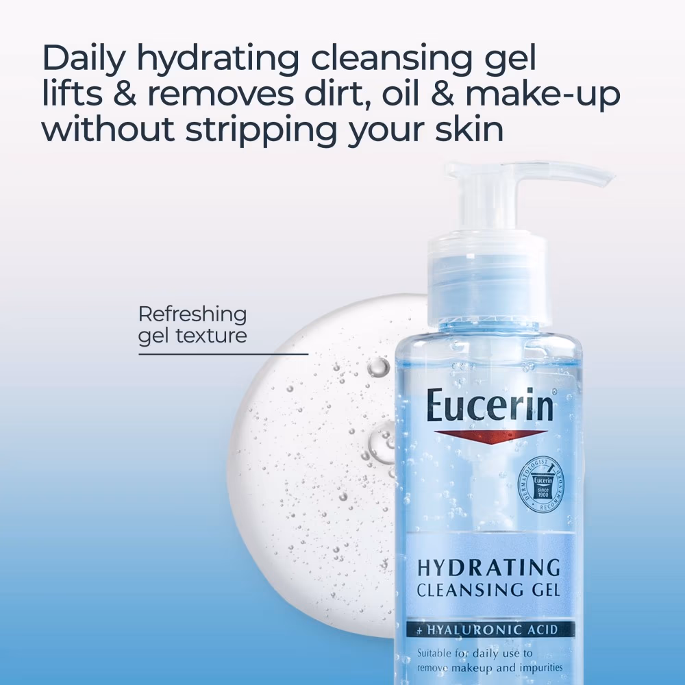 Eucerin Hydrating Cleansing Gel 200ml 3