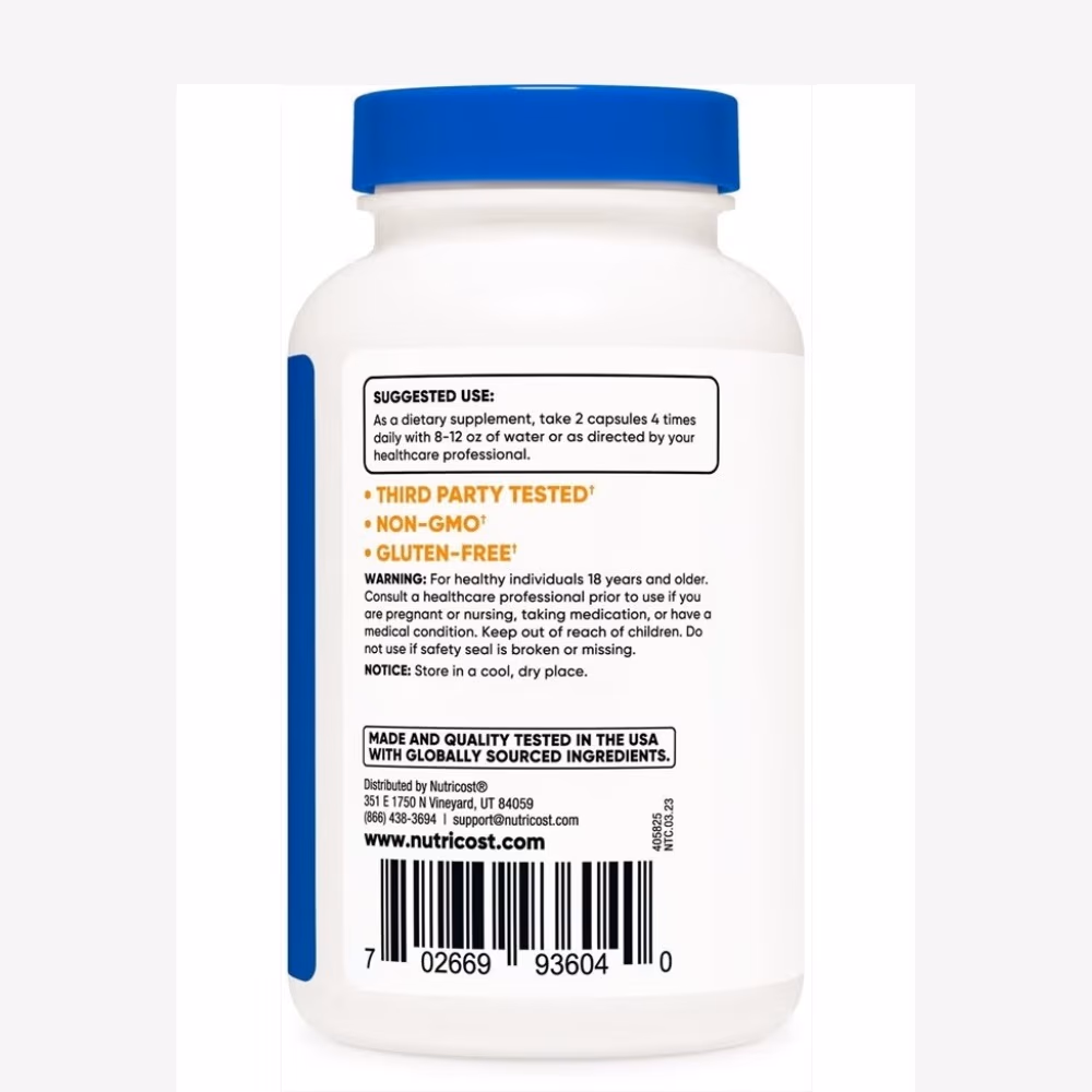 Nutricost Alpha GPC 600mg 120 Capsules 4