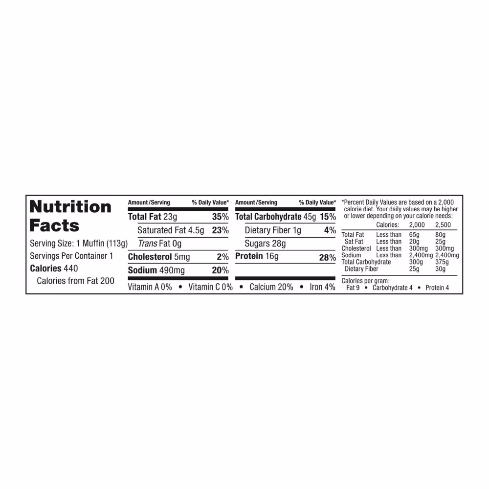 Bake City Muffin + Protein Banana Nut 113g 3
