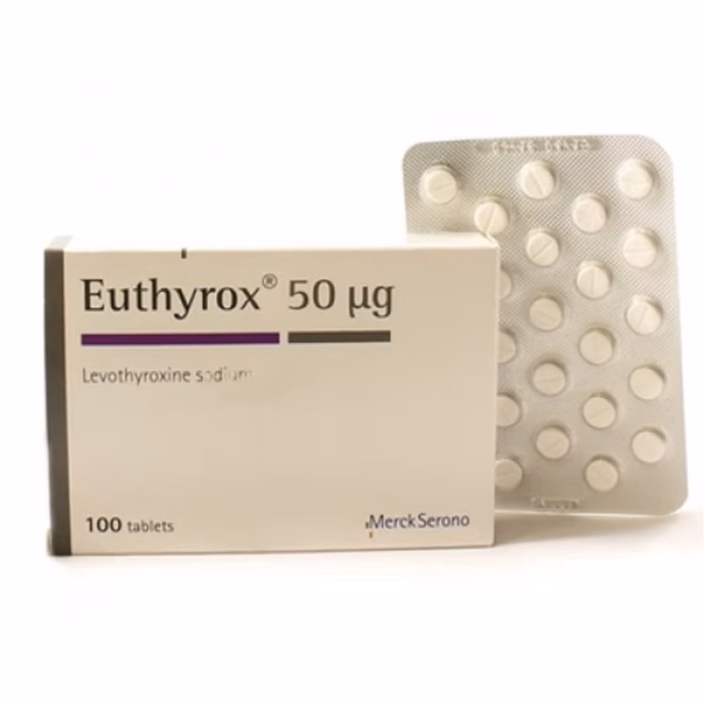 Euthyrox 50mcg Tablets | Pack of 100 Tablets 3