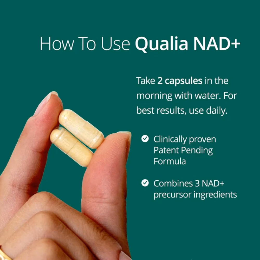 Qualia NAD+ Capsules - 42 Capsules  3