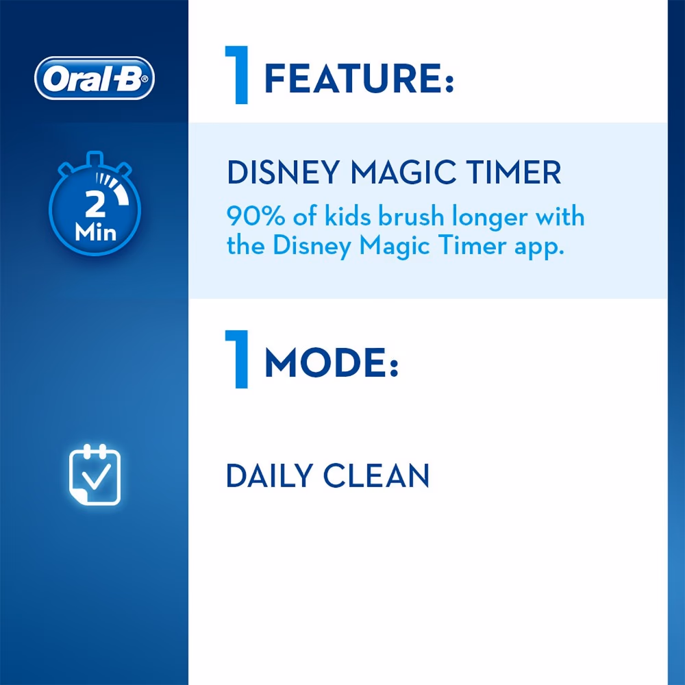 Oral-B Kids Toothbrush Frozen Starter Pack Rechargeable 4