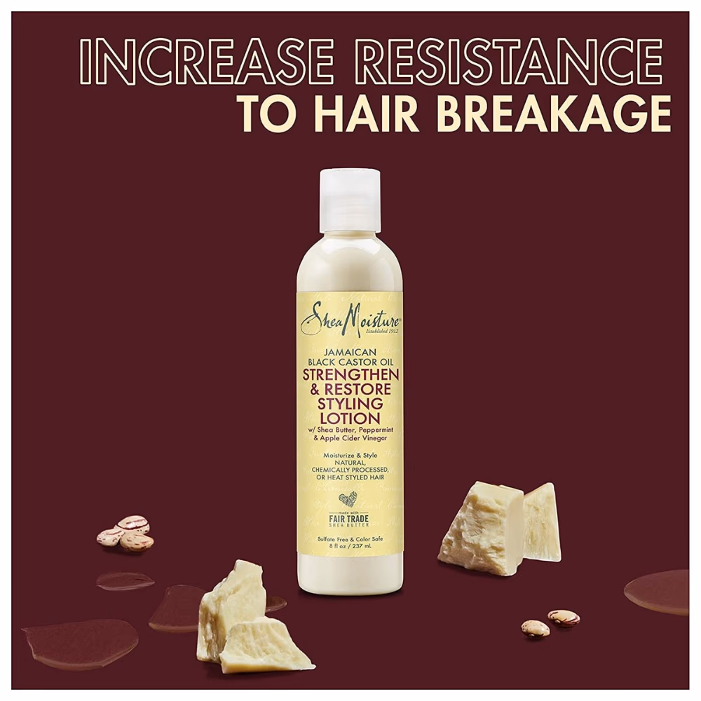 Shea Moisture Jamaican Black Castor Oil Strengthen and Restore Styling Lotion 237ml 2