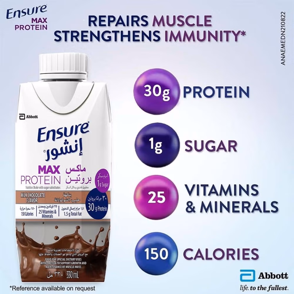 Ensure Max Protein Milk Chocolate 330ml – High Protein Nutritional Drink 5
