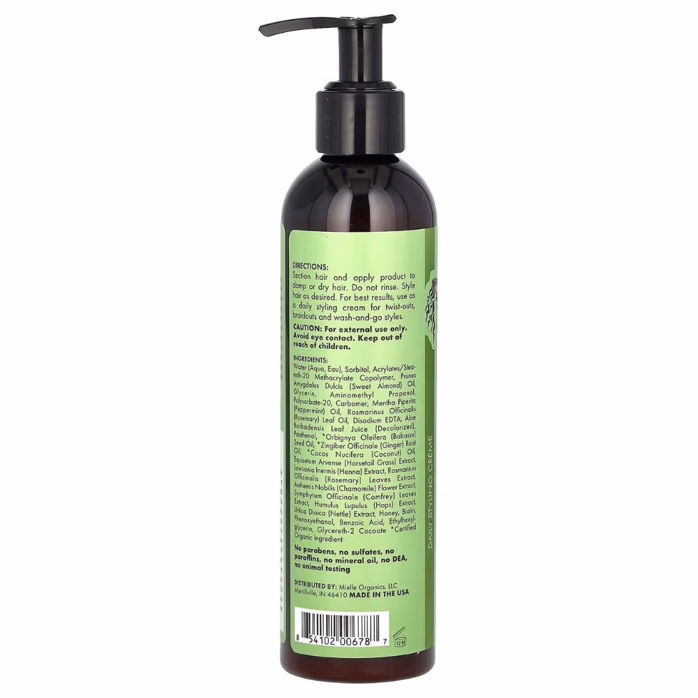 Mielle Rosemary Mint Daily Styling Creme 240ml 2