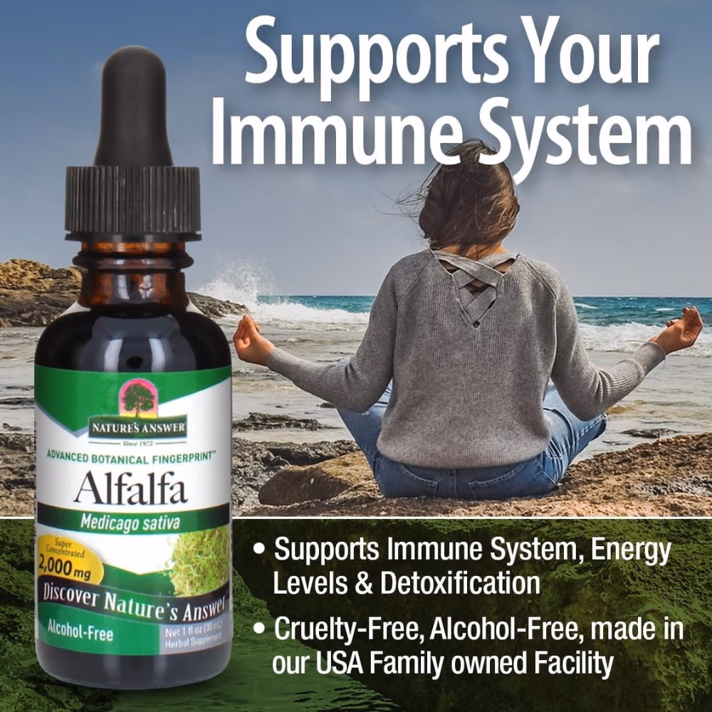 Natures Answer Alfalfa 2000mg Drops 30ml 5