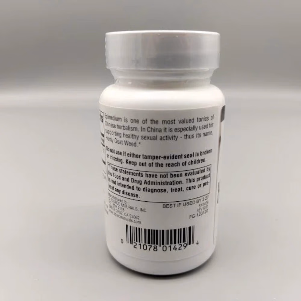 Source Naturals Horny Goat Weed 1000mg - 30 Tablets 2