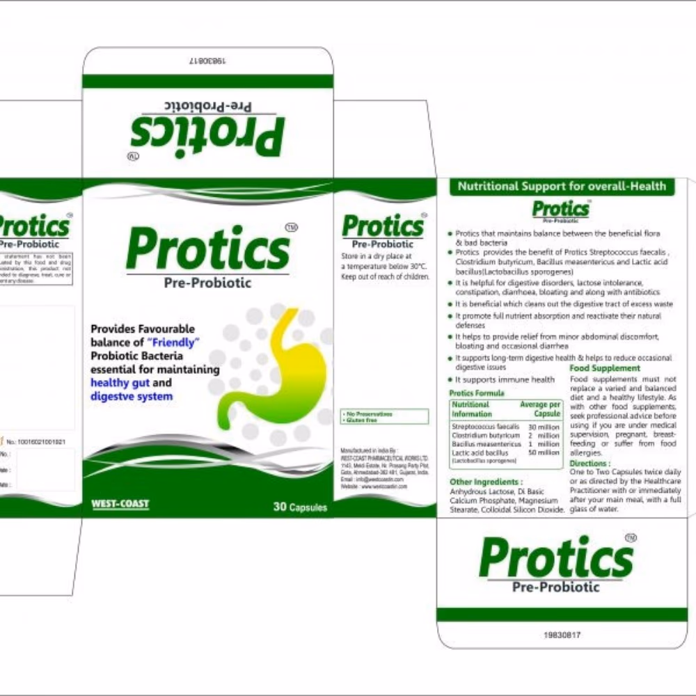 Protics Pre Probiotic Capsule 30s 2