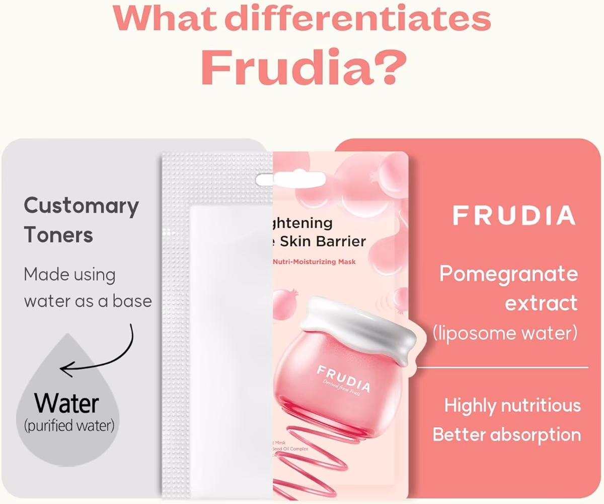 Frudia Pomegranate Nutri-Moisturizing Mask 20ml 3