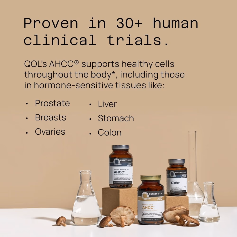 Quality of Life Kinoko Pro AHCC 60 Softgels 5