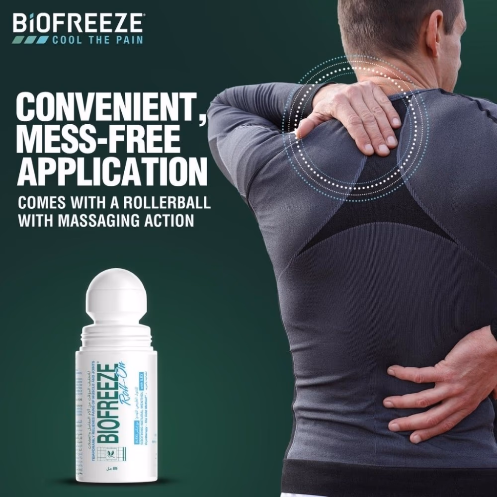Biofreeze Pain Relieving Roll-On (89ml) 3