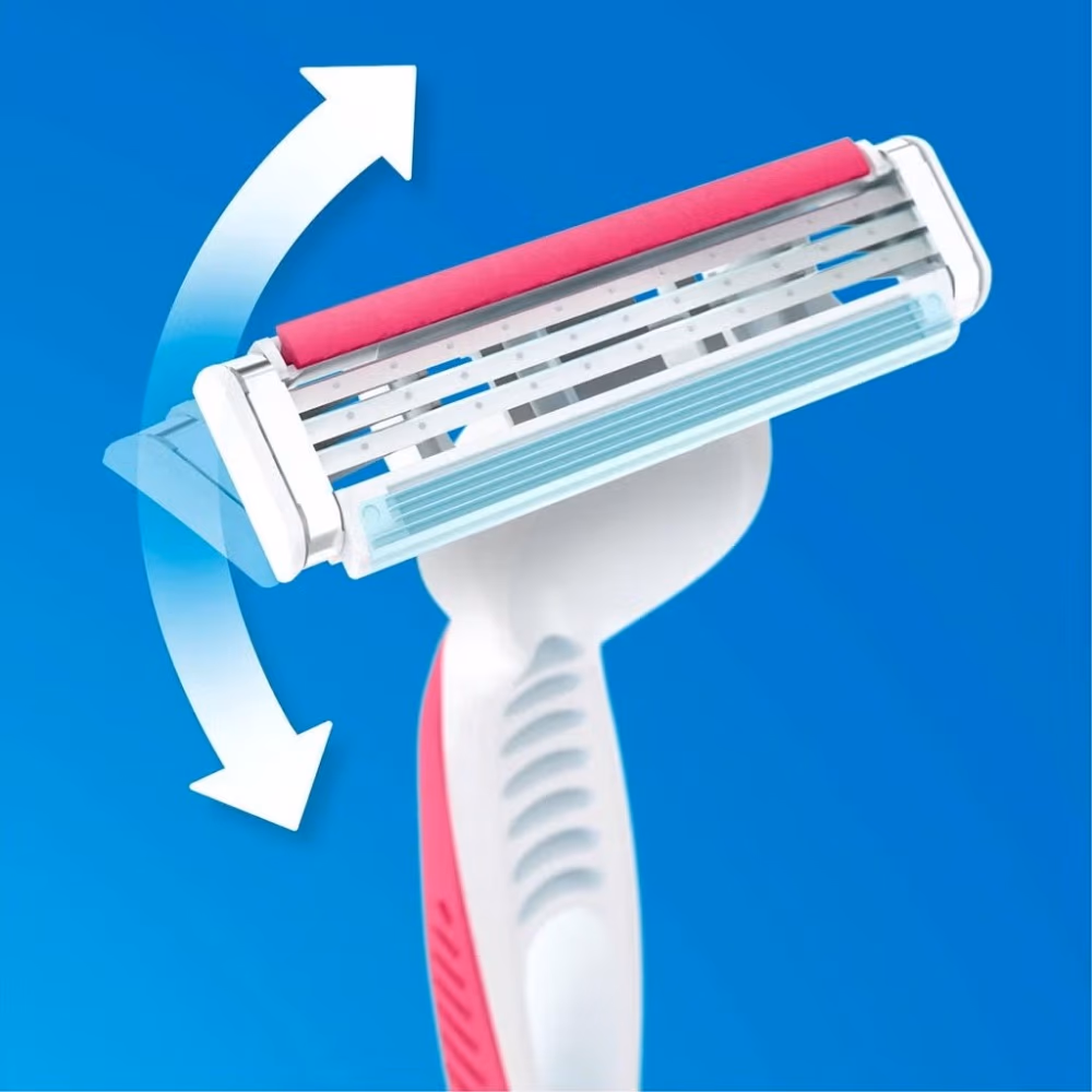 Gillette Simply Venus 3 Plus Disposable Razor For Women Pack of 3 3