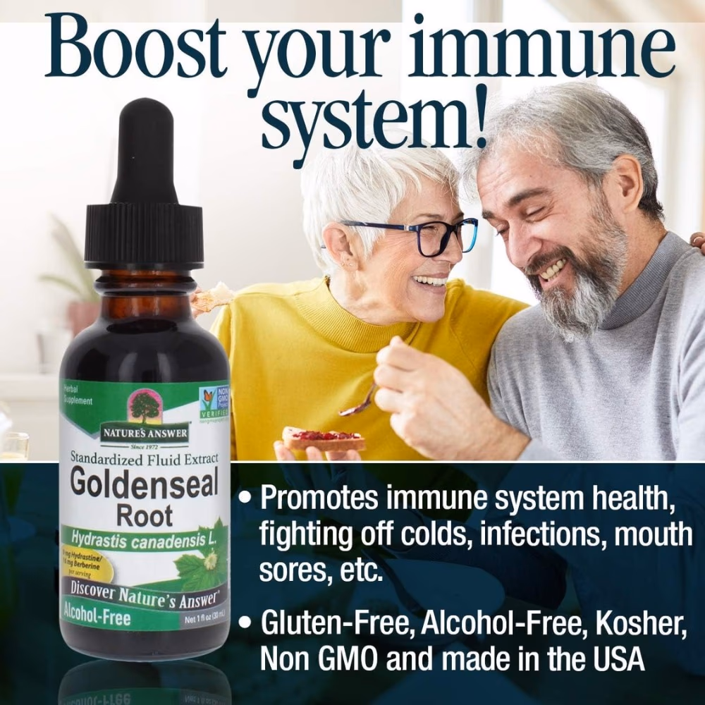 Natures Answer Golden Seal Root Drops 30ml 4