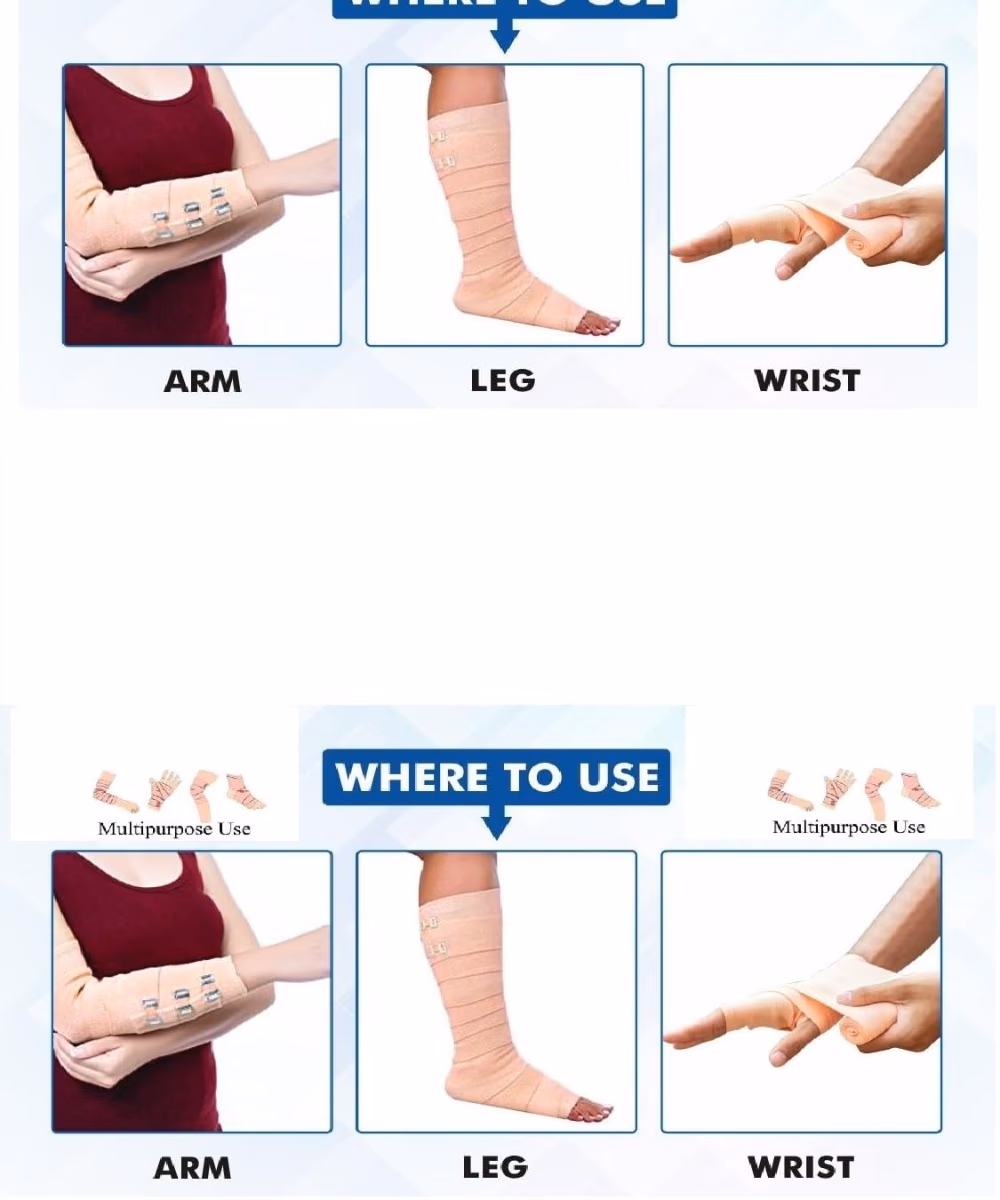 Bromed Elastic Crepe Bandage 4 Inches 3
