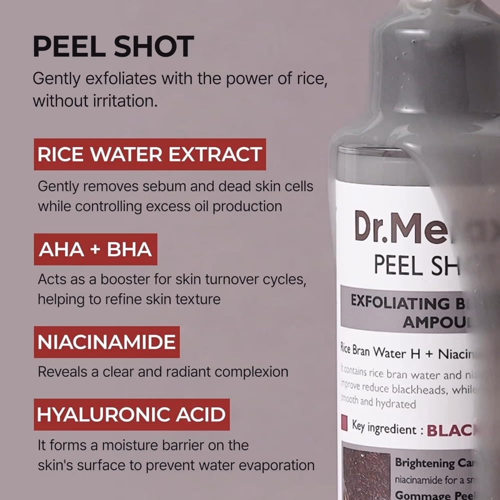 Dr Melaxin Exfoliating Black Rice Ampoule 80ml 5