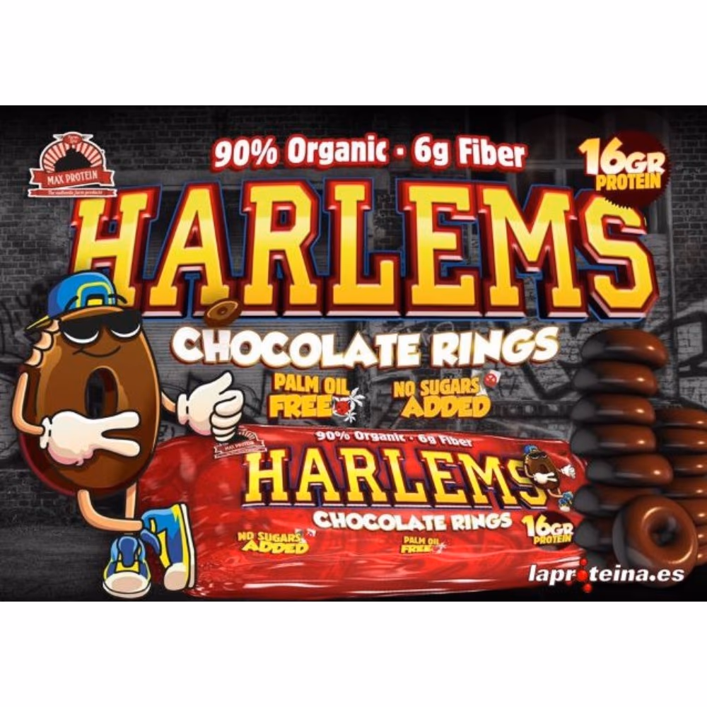 MaxProtein Harlems Chocolate Rings Dark Chocolate 110g 4