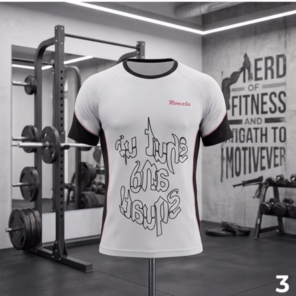 Ronnie Coleman T-Shirt, White and Black Medium Size 3