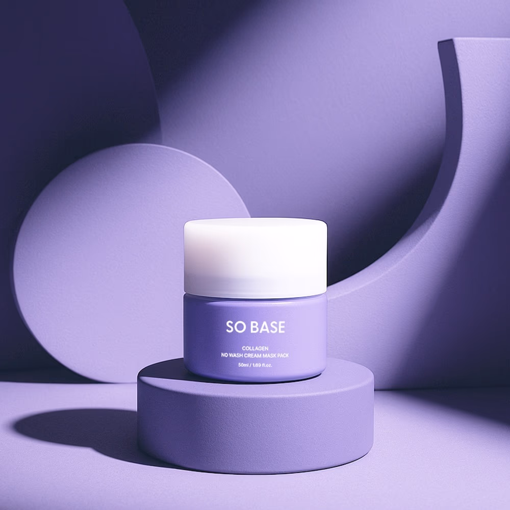 So Base Collagen No Wash Cream Mask Pack (50g) 2