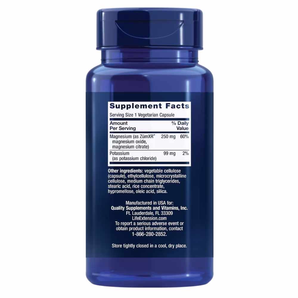 Life Extension Potassium Magnesium 60 Vegetarian Capsules 2