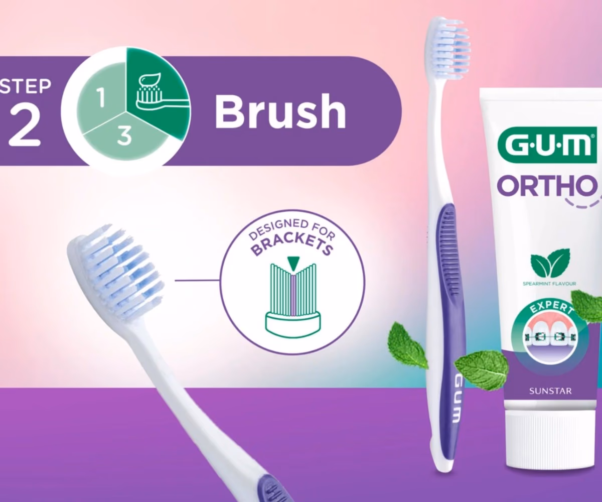 GUM Ortho Mouthrinse 300ml 5
